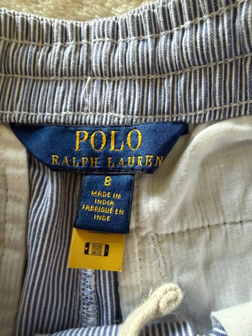 Polo Ralph Lauren Seersucker Embroidered Shorts